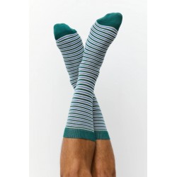 Leela Cotton Unisex Socken Tannennadel/Jeans-Melange/Natur Tannennadel/jeans/Natur