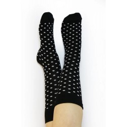 Unisex Socken, Schwarz-Natur schwarz-natur