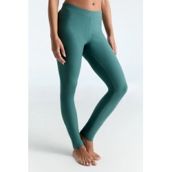 Leela Cotton Damen Warm Leggings Grünblau Grünblau