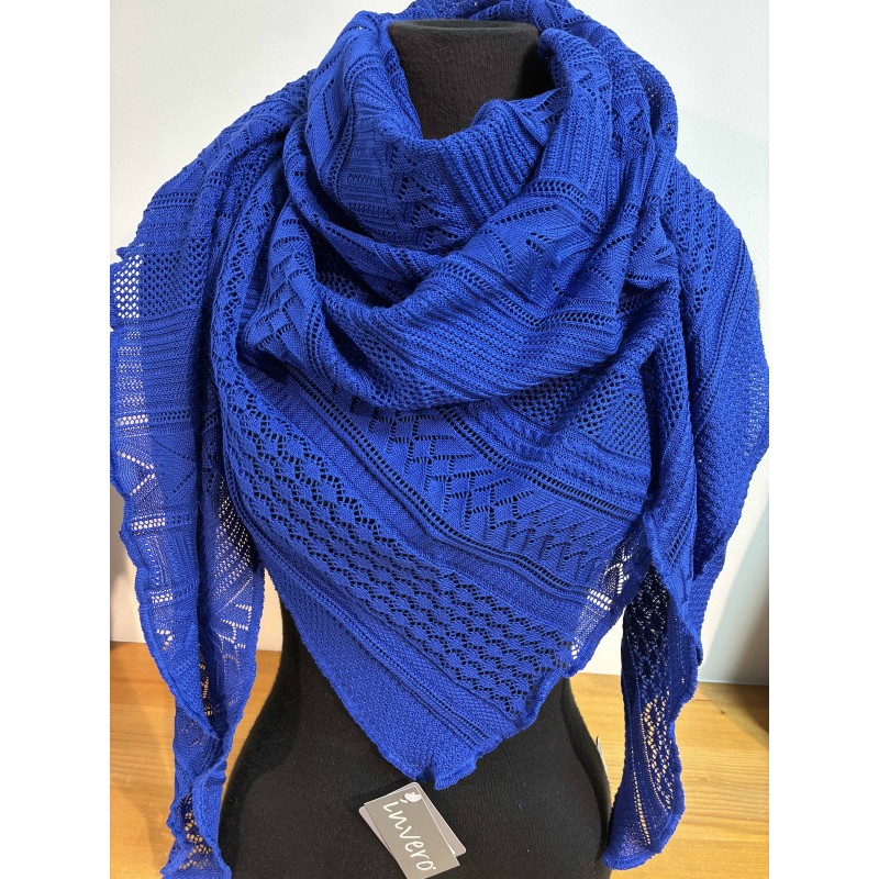 Invero Vanessa Königsblau Dreiecktuch Königsblau