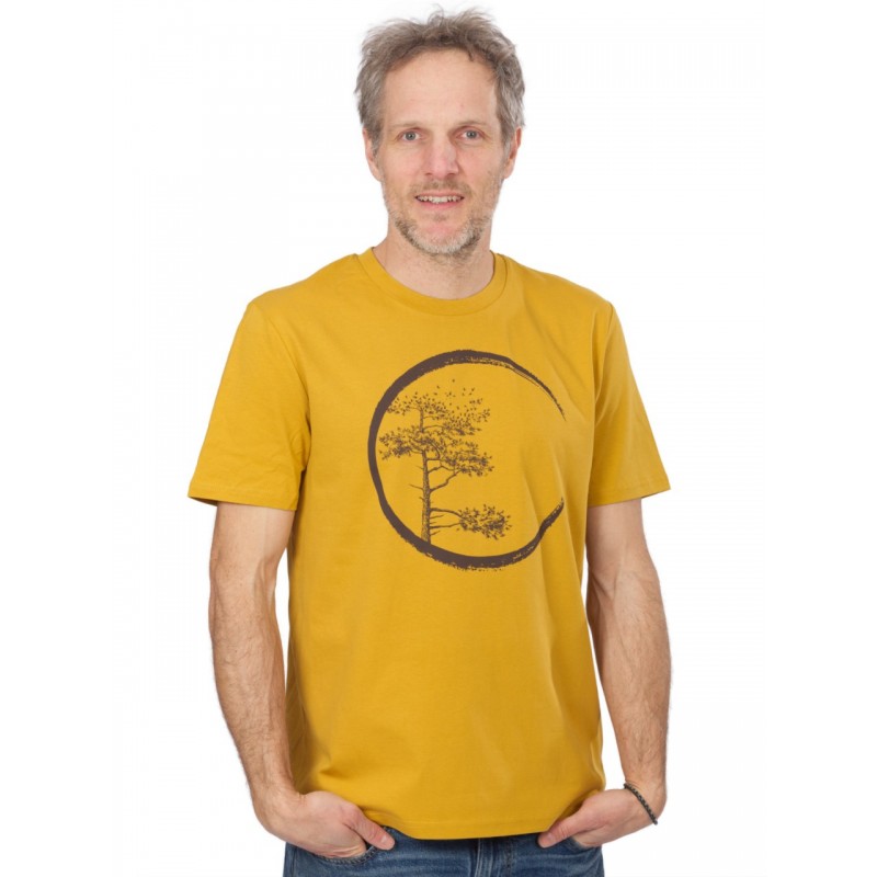 Life-Tree O F Shirt Men Ocre Circle Ocre