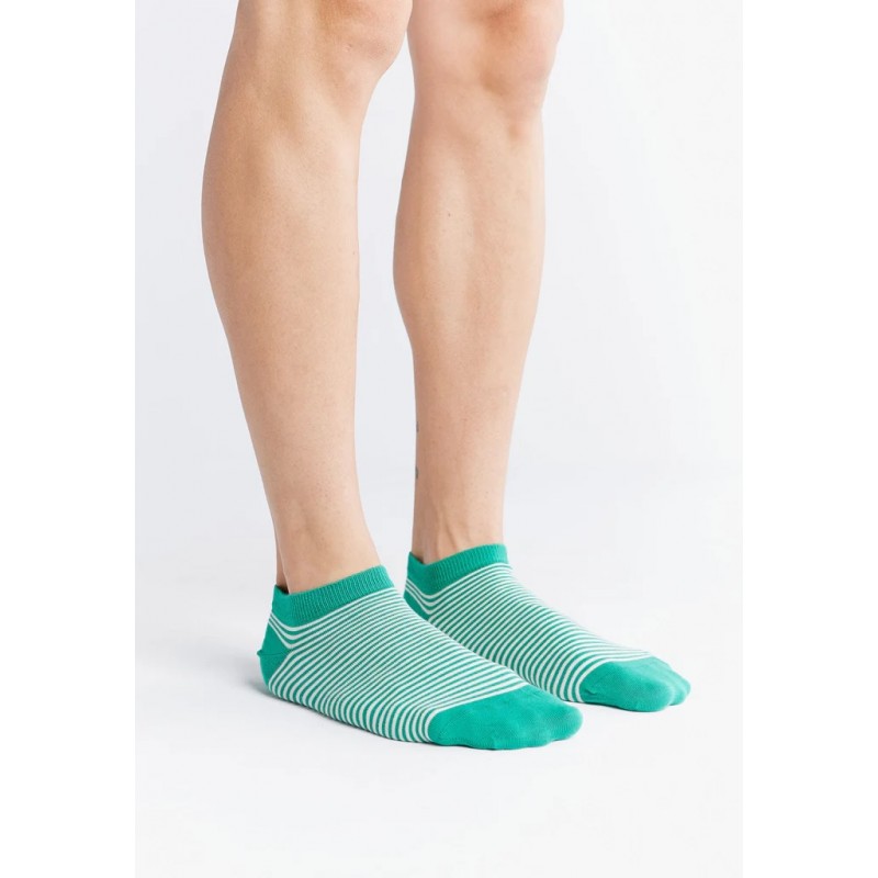 Albero Natur  Unisex Sneaker Socks Grün/Natur Grün/Natur