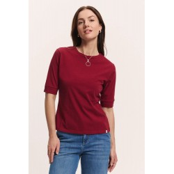 Tranquillo Shirt Lottee Tibetan Red GOTS SS2026 Tibetan Red