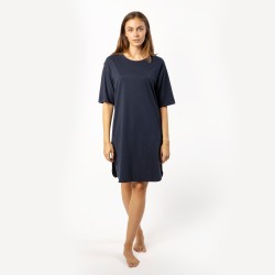 Living Crafts Berit Navy Nachthemd GOTS Navy 30