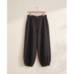 Bloomers Irene Marine 100% Leinen Marine 04