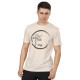 Life-Tree O F Shirt Men Circle Natural Raw  Natural White