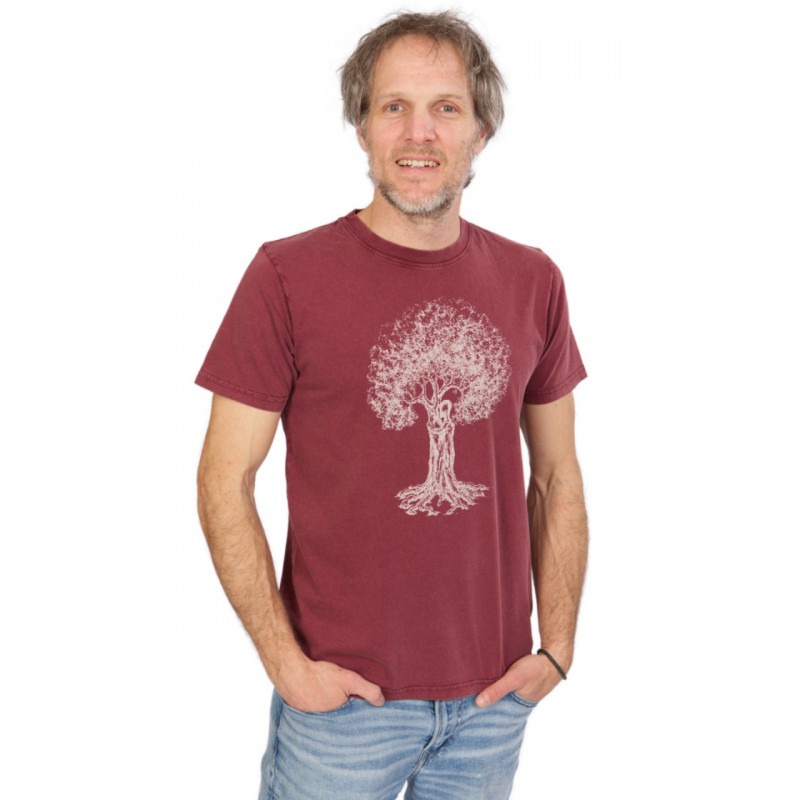 Life-Tree O F Shirt Men Treehugger SW Red SW Red