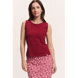 Tranquillo Top Junaa Tibetan Red O C GOTS Tibetan Red