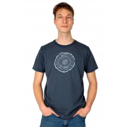 Life-Tree O F Men Shirt Treeslice SW Blue SW Blue
