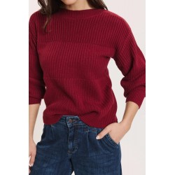 Tranquillo Kiraa knit Sweat Tibetan Red Tibetan Red