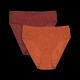 Living Crafts Rylie Maroon/Gaze GOTS Slip 2er Pack Maroon/Gaze 1222