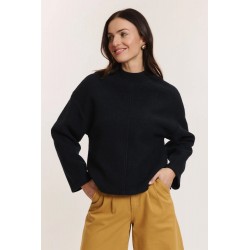 Tranquillo Yulii Black Woolsweater Black