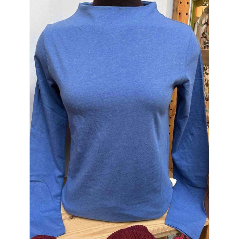 Madness Shirt Amparo Blue V-Neck GOTS 100% O Cotton Amparo Blue