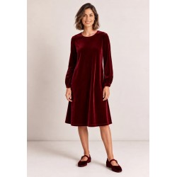 Lana Kleid Isolde Bordeaux GOTS Bordeaux 500
