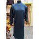 Madness Kleid Dark Blue Rollkragen 60% O Wool 40% O Cotton Dark Blue