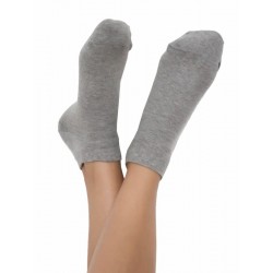 ALBERO Sockchen grau melange