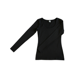 ALBERO Damen-Langarmshirt  black