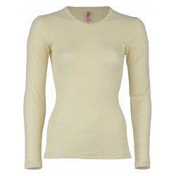 Engel Shirt Long Sleeved Unisex, fine rib natural