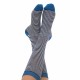 ALBERO Sokken dunkelblau-natur-denim