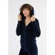 ALBERO Nickykapuzenjacke nachtblau