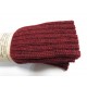 De Colores Beinstulpen 100% Baby-Alpaca bordeauxrot