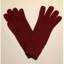 PUREPUR Da. Strick Handschuh Wine Red