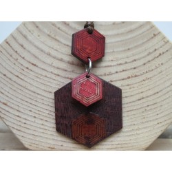 La Tagua Kana Necklace bruin Tagua