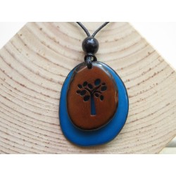 La Tagua Vivi turquoise-bruin-boom Tagua