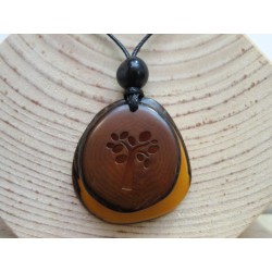 La Tagua Vivi geel-bruin-boom Tagua