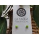 La Tagua Bopo Earrings licht groen