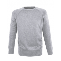 Melawear Men's Knit Pullover Grey melange