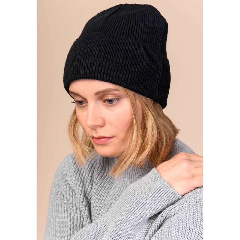 Melawear Strickmütze Kali Black Melawear Strickmütze Kali Black