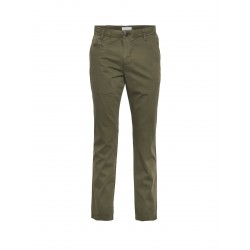 Knowledge Chuck Regular Chino Pant Forest Night lengte 34