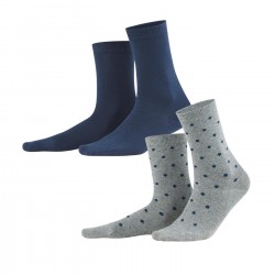 Living Crafts Bettina Night Blue Dots