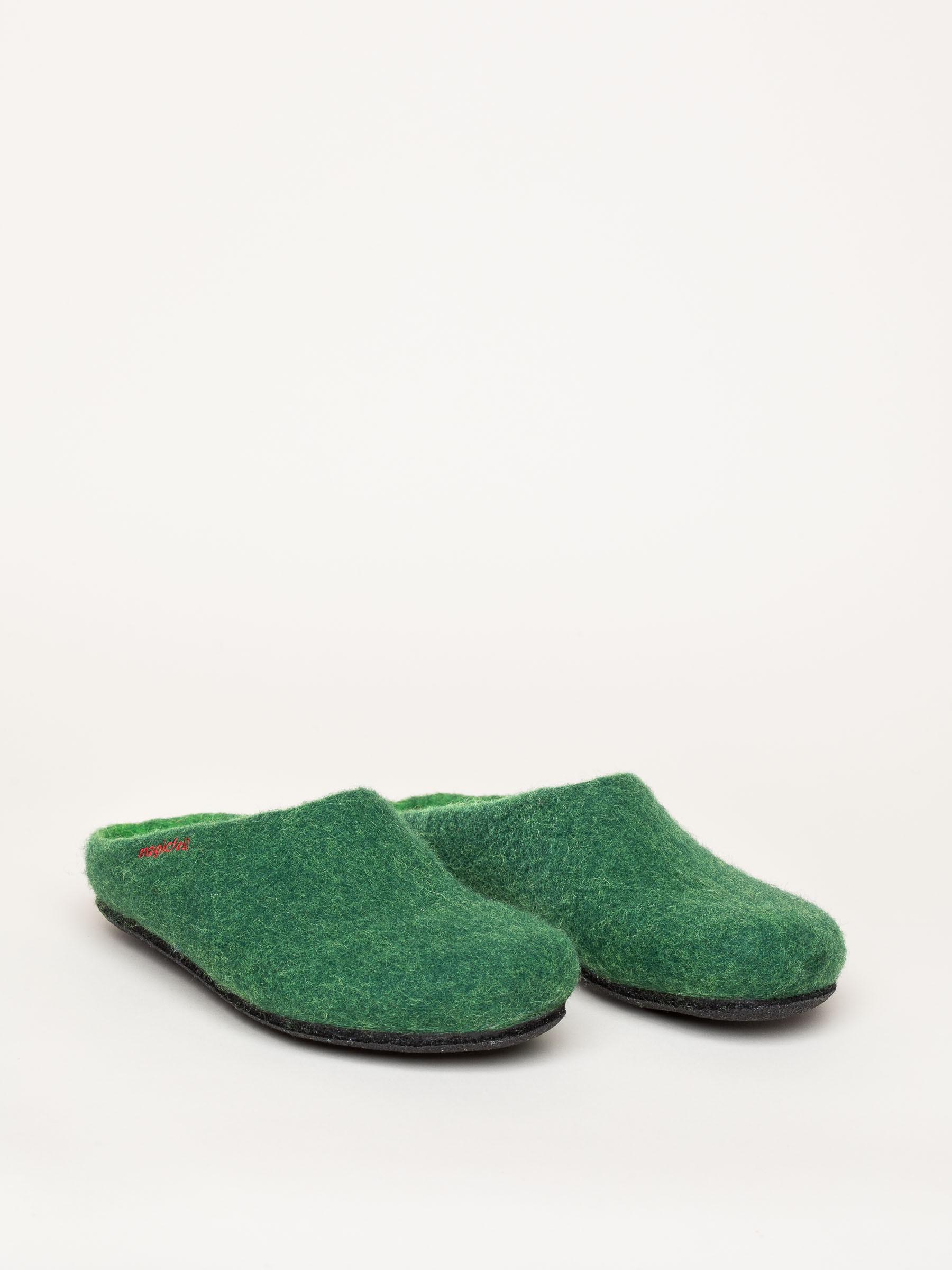 Lief Vooravond tornado Magicfelt Vilten Pantoffel Dark Green - Andersgetint