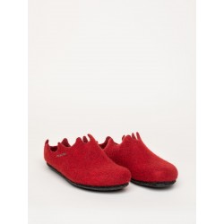 Magicfelt Vilten Pantoffel Rubin