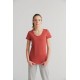 ALBERO Flammé V Neck Shirt terracotta