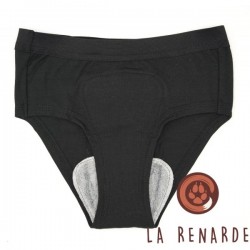 La Renarde Shorty Menstruelle Le Classique  Noir