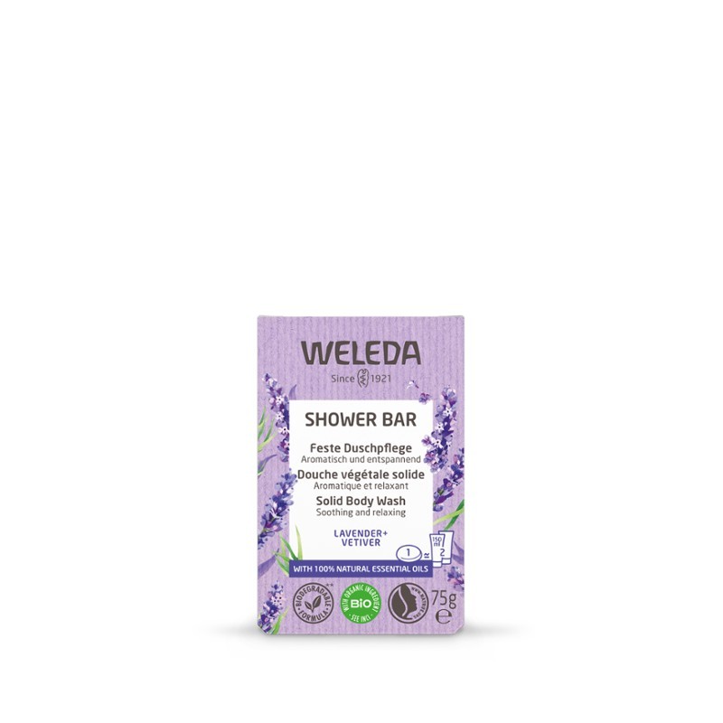 Weleda Shower Bar Lavender - Vetiver