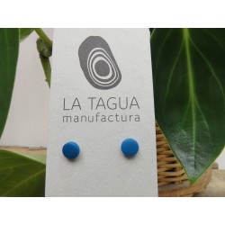 La Tagua Topo blauw Tagua, zilver 925