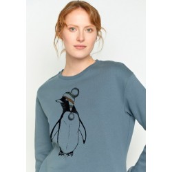 Greenbomb Animal Penguine cap thunder grey