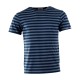 Munoman T-shirt Arno stripes blue bamboo