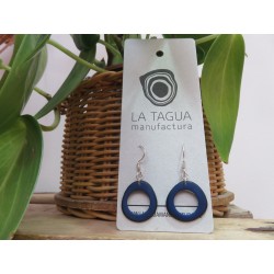 La Tagua Doniret donkerblauw Tagua, zilver 925