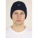 Knowledge Double layer rib wool beanie Total Eclipse
