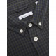 Knowledge Double layer checkered custom fit shirt Forrest Night
