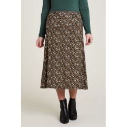 Tranquillo Cozy Midi Skirt flora