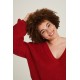 Tranquillo Knitted Jumper with V-neck samba