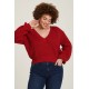 Tranquillo Knitted Jumper with V-neck samba
