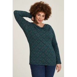 Tranquillo Shirt with Waterfall Neck geoflower