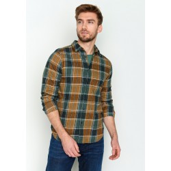 Greenbomb Rampant Forest Shirt Ginger Check